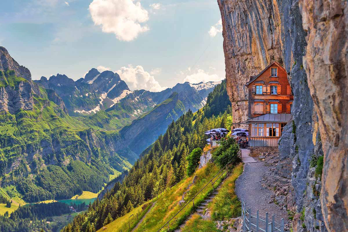 瑞士 三大名峰，三大列車懸崖餐廳經典12日