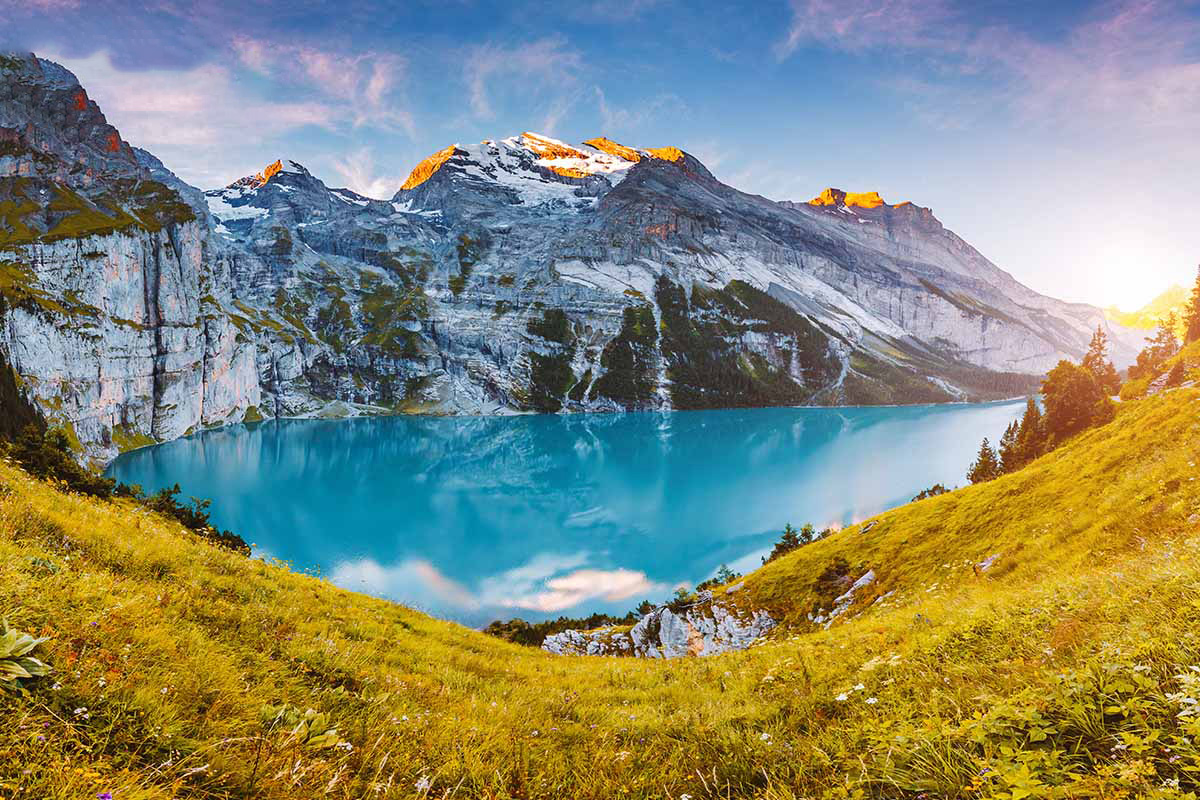 瑞士 五大名峰 三大景觀列車 12日夏季